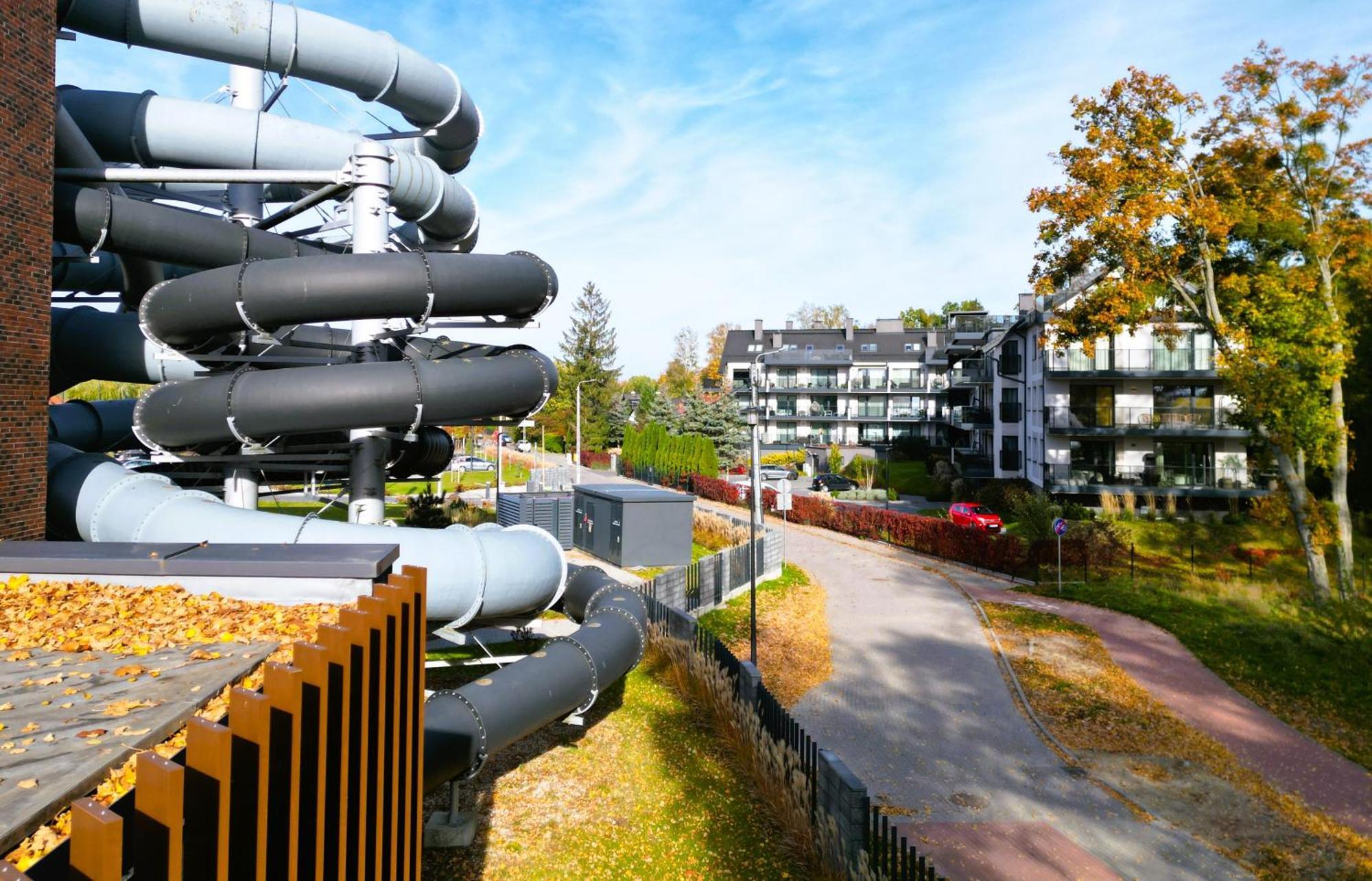 Lake Apart Ostroda - Widok, Przy Plazy, Aquapark, Parking Podziemny, Winda, Netflix ภายนอก รูปภาพ
